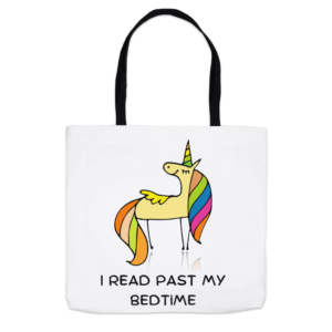 I Read Past My Bedtime Tote Bags
