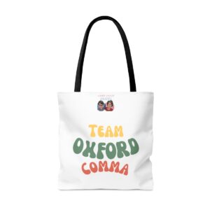 Team Oxford Comma Tote Bag (AOP)