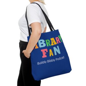 Library Fan Tote Bag (AOP)