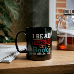 Banned Books Black Mug (11oz, 15oz)